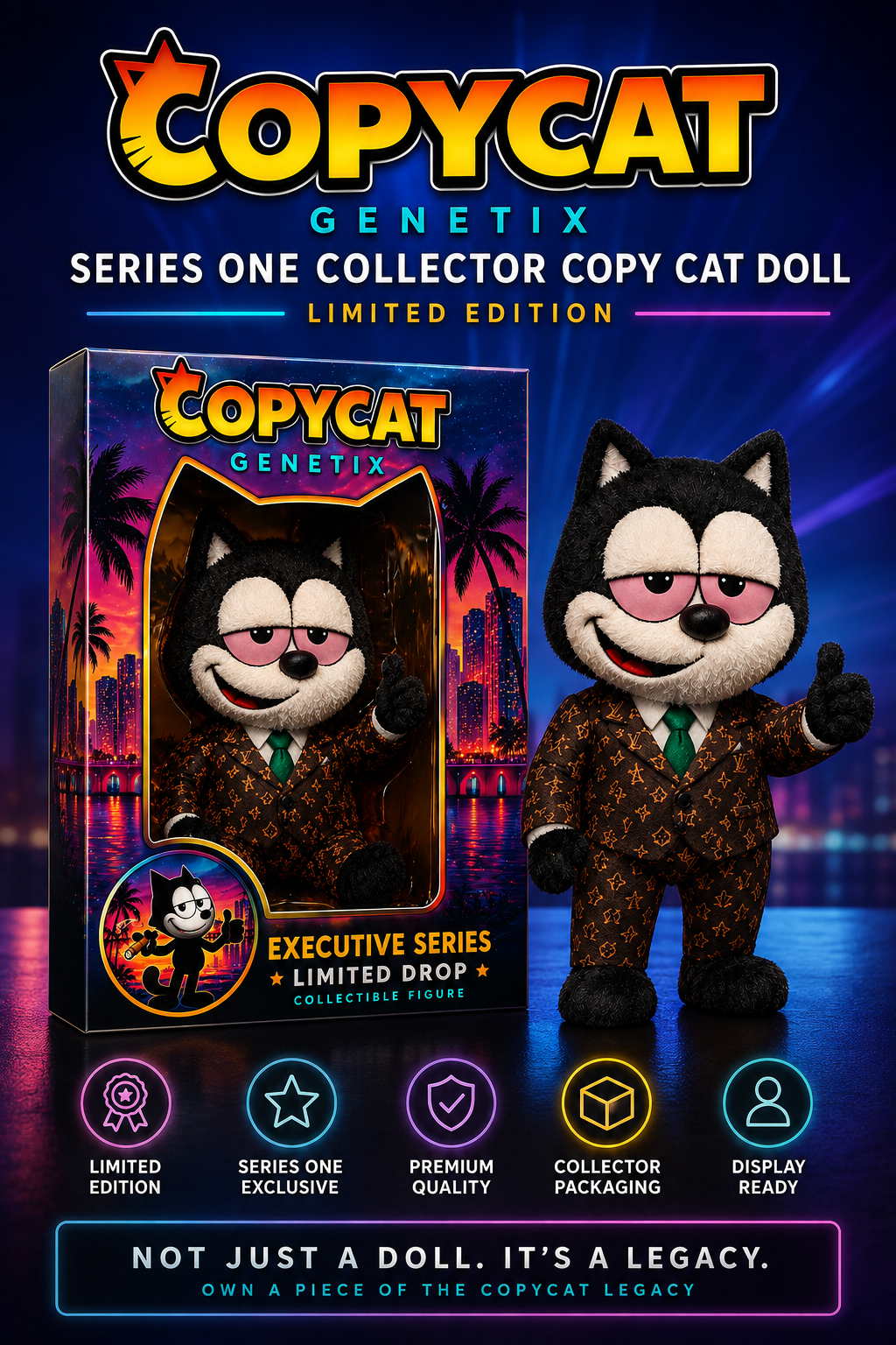 Copy Cat Executive Series 1 plushy