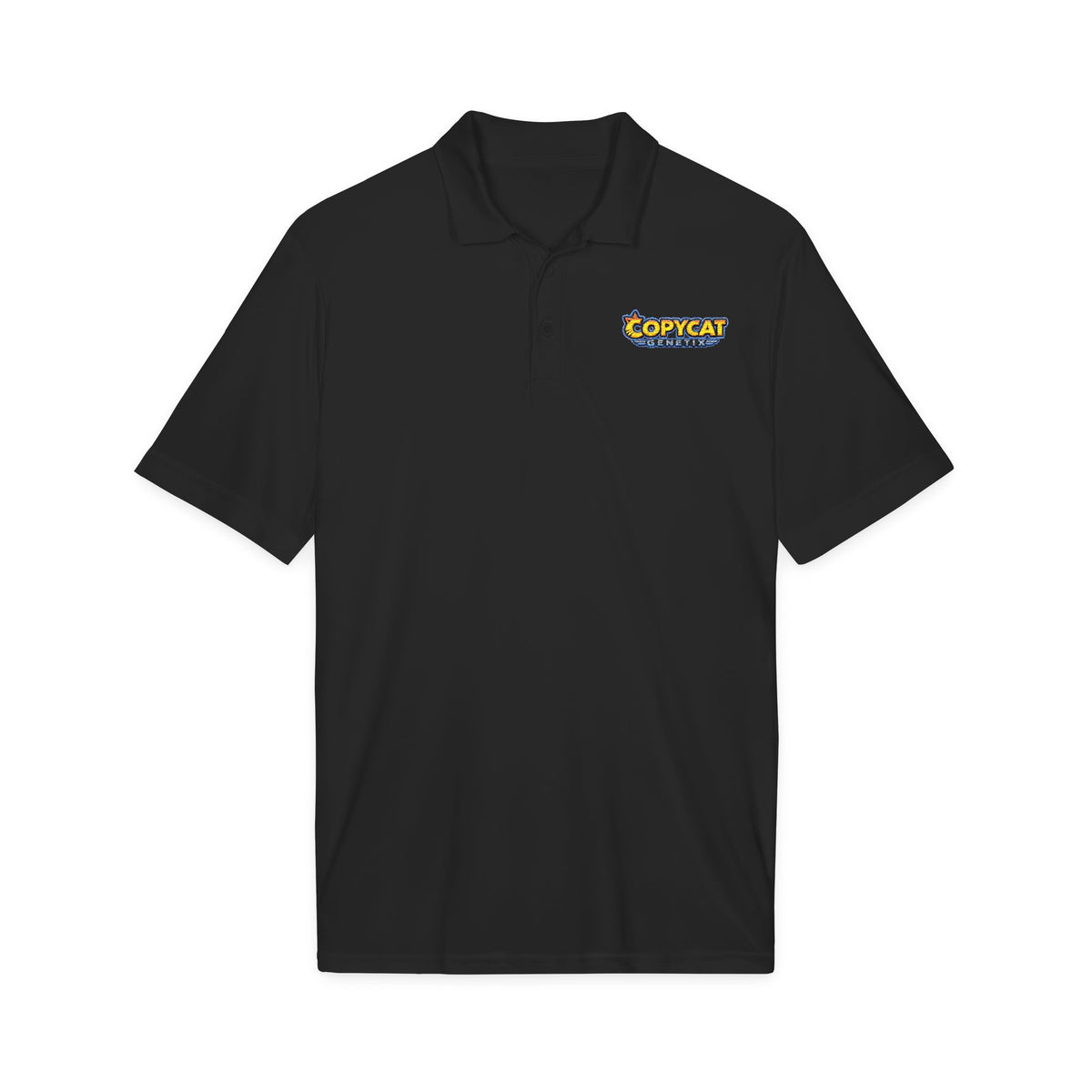 Embroidered 'COPYCAT' Logo Polo Shirt — Performance Sport Polo