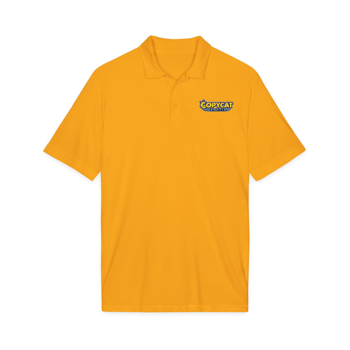Embroidered 'COPYCAT' Logo Polo Shirt — Performance Sport Polo