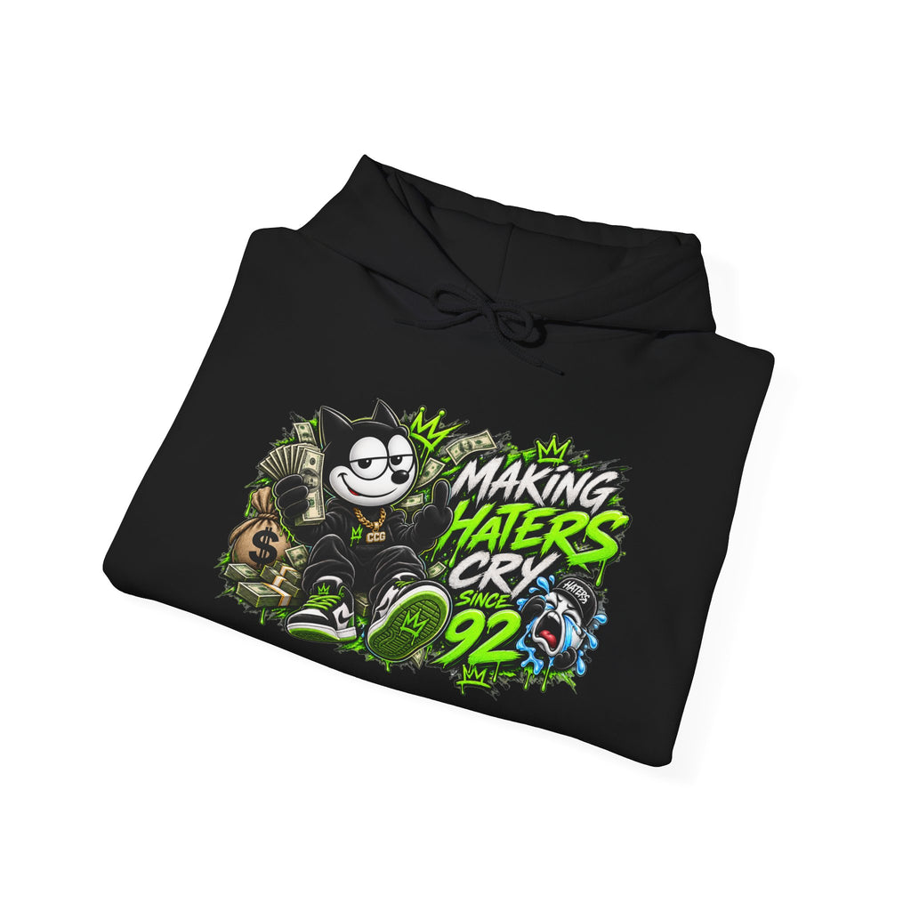 Making Haters Cry 92 Hoodie – Retro Cartoon Gaming Streetwear