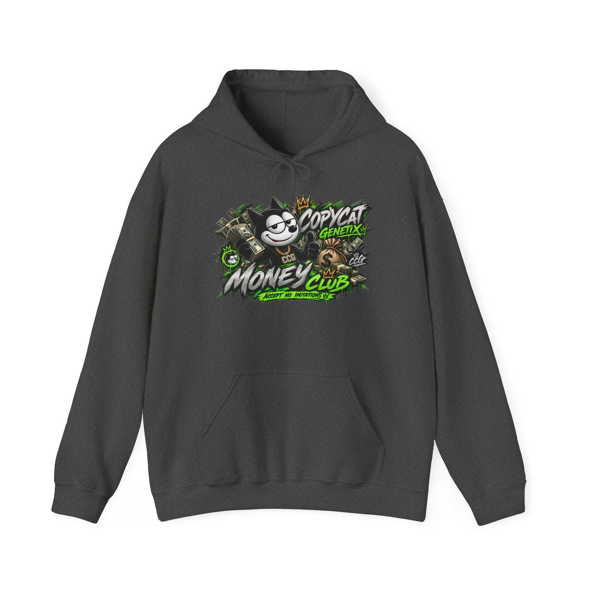 Money Club Hoodie — 'Copycat' Graphic Streetwear Pullover