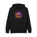 Retro Cat 'COPYCAT' Hoodie — Neon Vaporwave Graphic Pullover