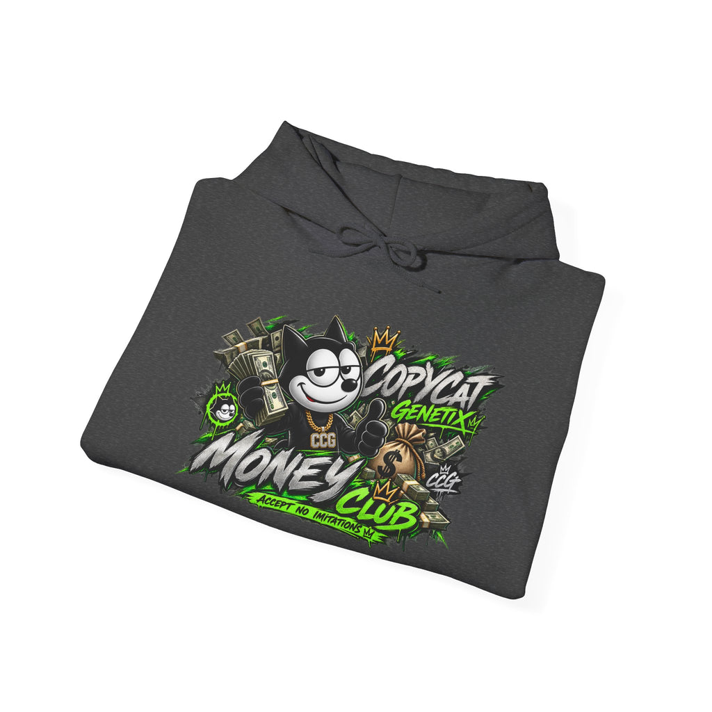 Money Club Hoodie — 'Copycat' Graphic Streetwear Pullover