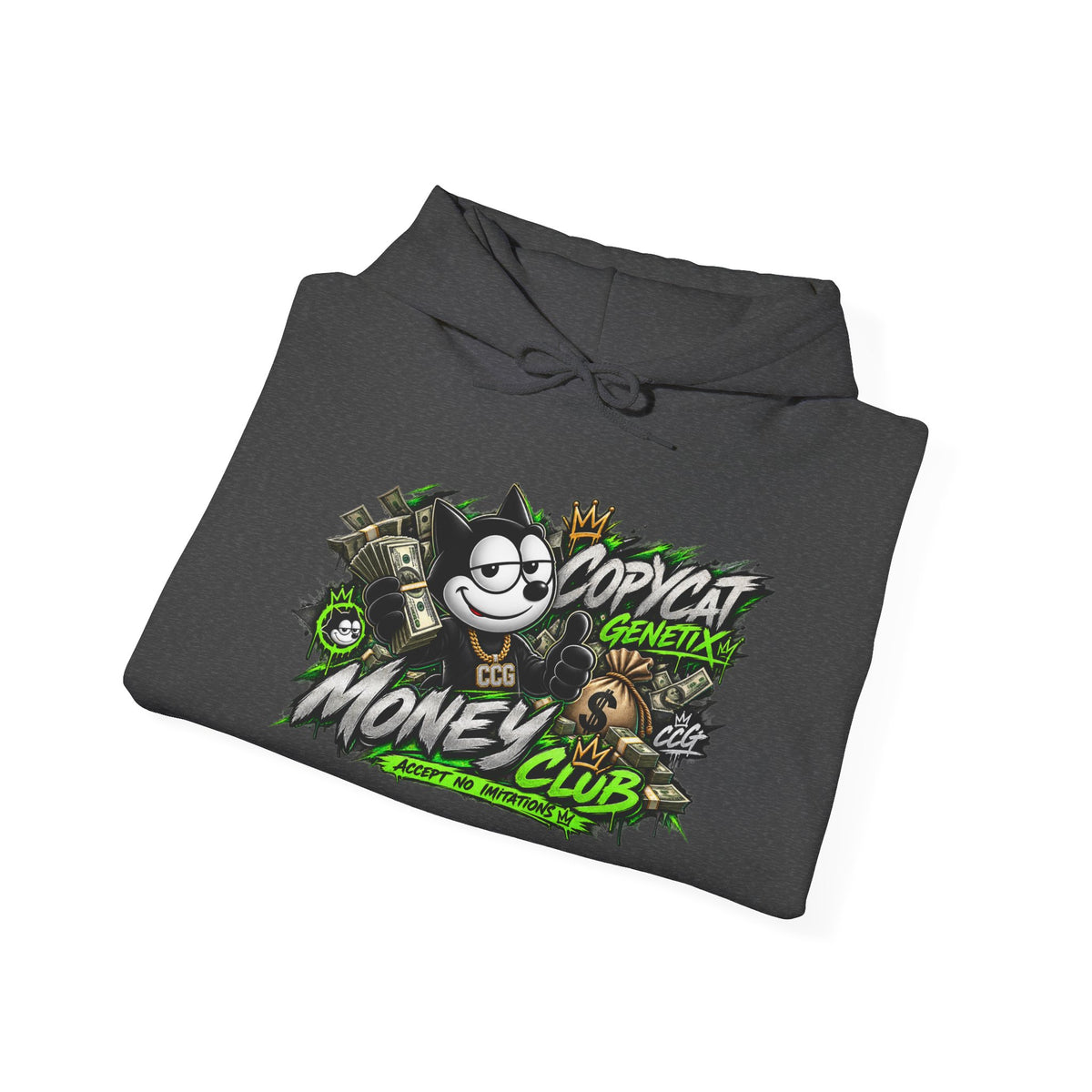 Money Club Hoodie — 'Copycat' Graphic Streetwear Pullover