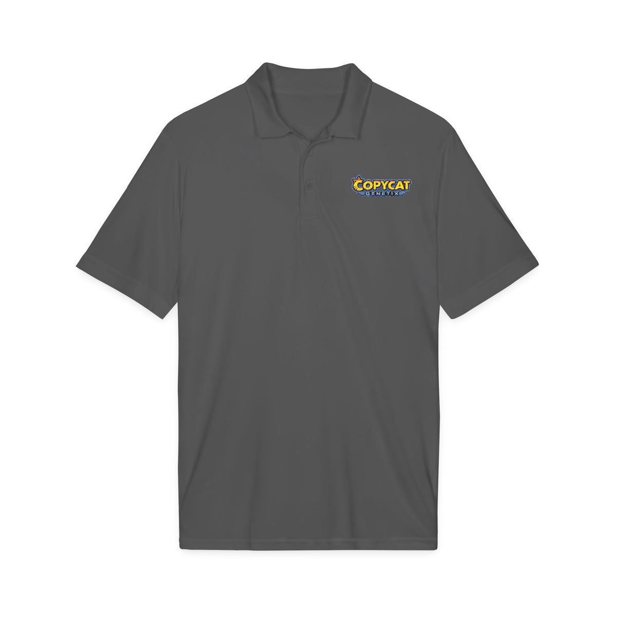 Embroidered 'COPYCAT' Logo Polo Shirt — Performance Sport Polo