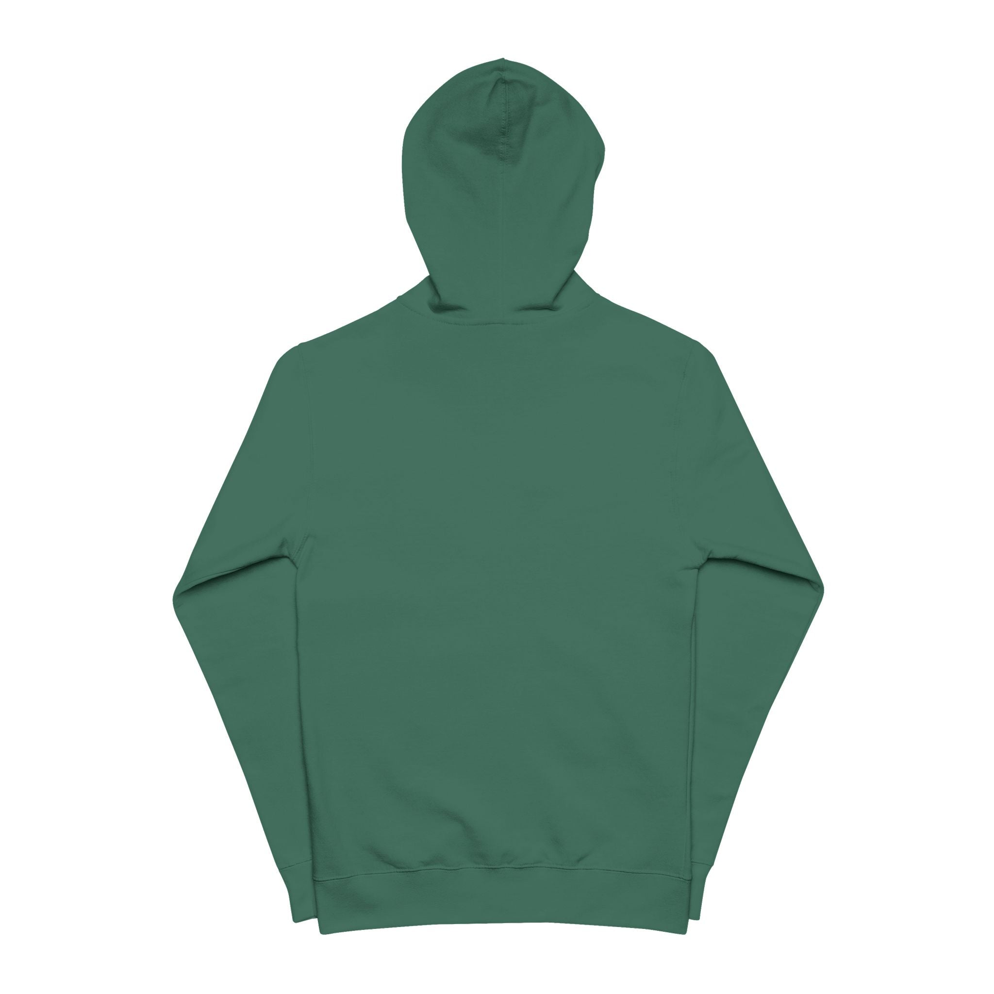 Zip Hoodie — Green Honeycomb Bee Logo Zip-Up