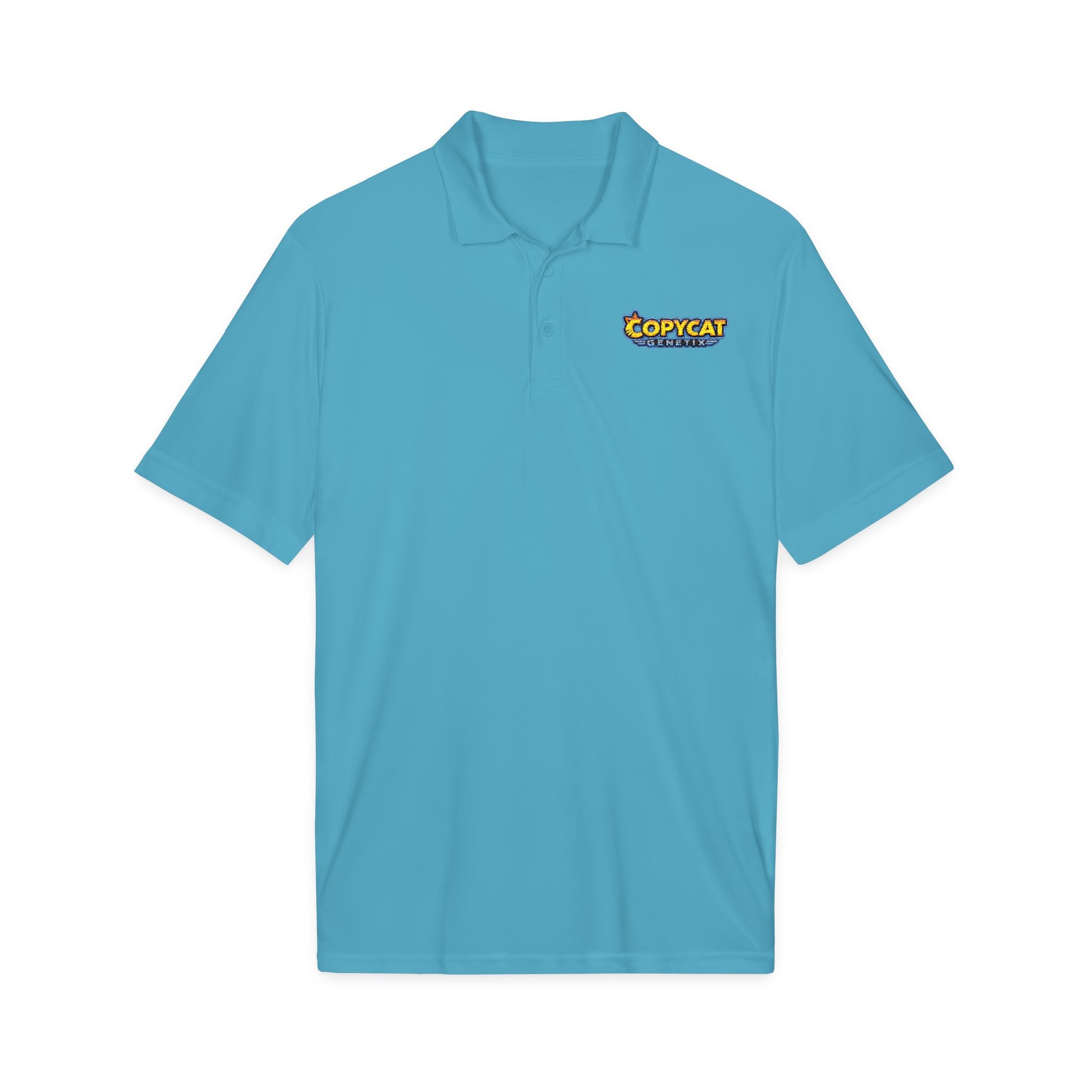 Embroidered 'COPYCAT' Logo Polo Shirt — Performance Sport Polo
