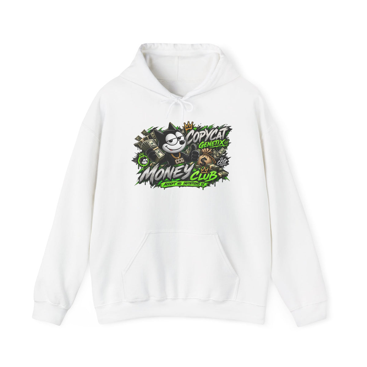 Money Club Hoodie — 'Copycat' Graphic Streetwear Pullover