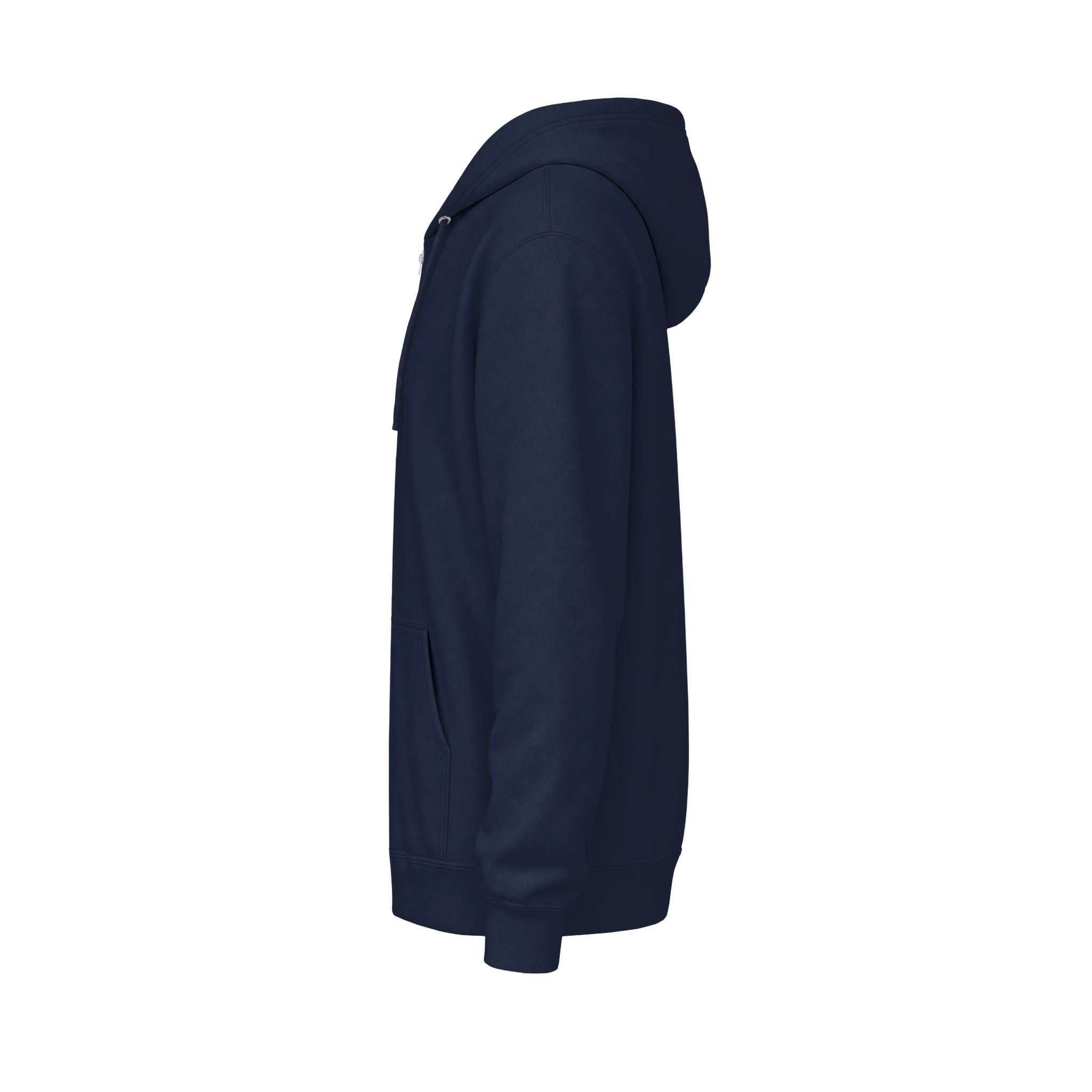 Zip Hoodie — Green Honeycomb Bee Logo Zip-Up