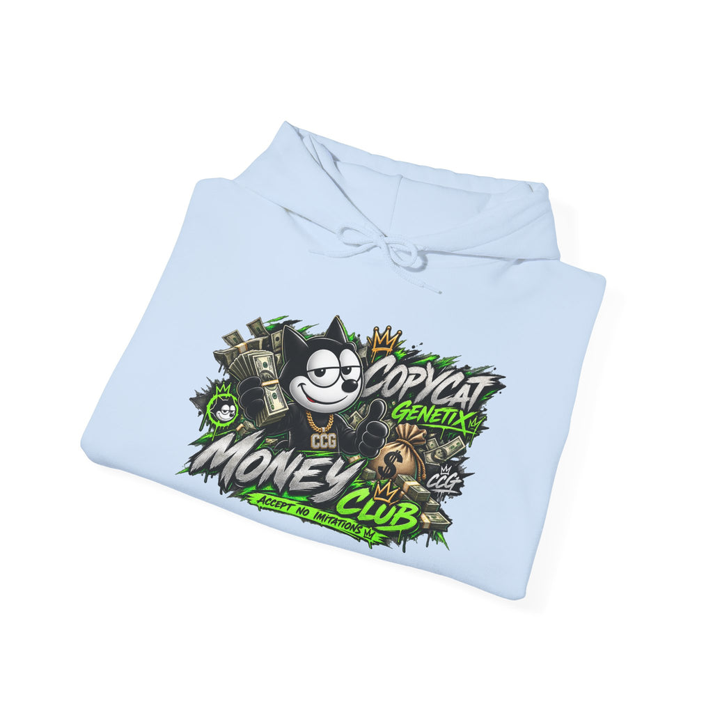 Money Club Hoodie — 'Copycat' Graphic Streetwear Pullover