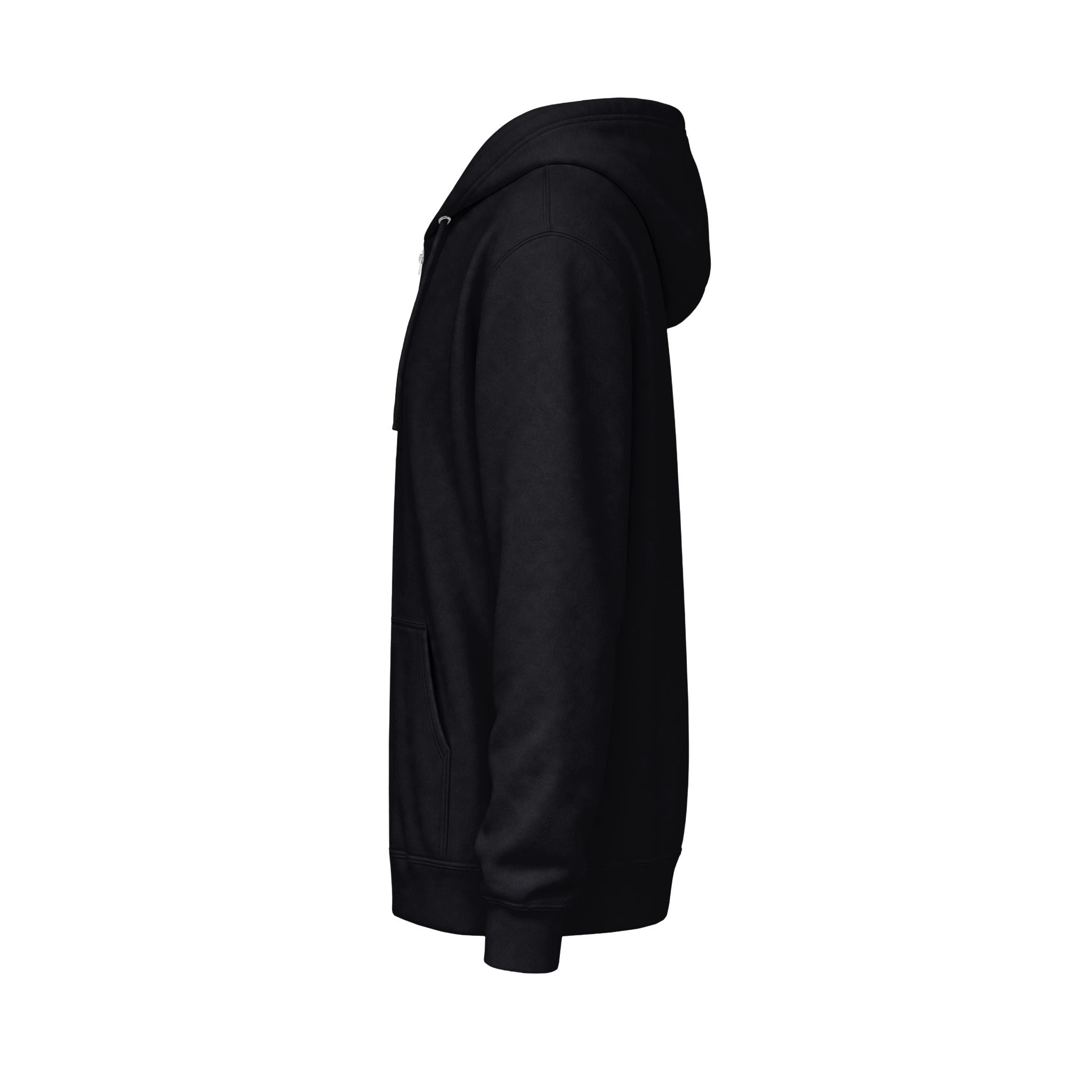 Zip Hoodie — Green Honeycomb Bee Logo Zip-Up
