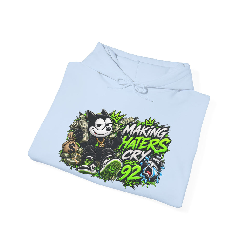 Making Haters Cry 92 Hoodie – Retro Cartoon Gaming Streetwear