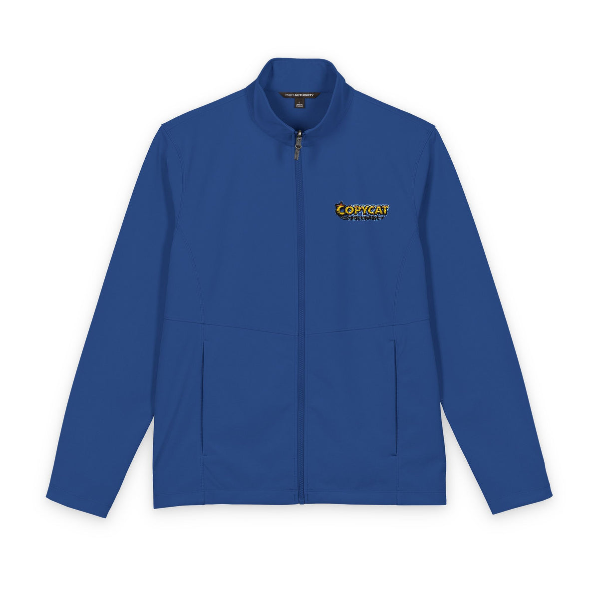 Embroidered Camo Logo Soft Shell Jacket