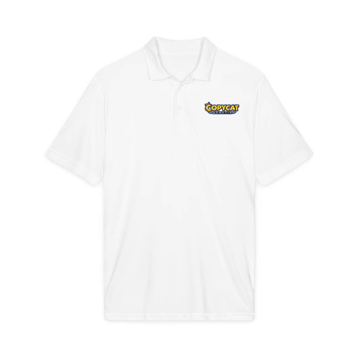 Embroidered 'COPYCAT' Logo Polo Shirt — Performance Sport Polo