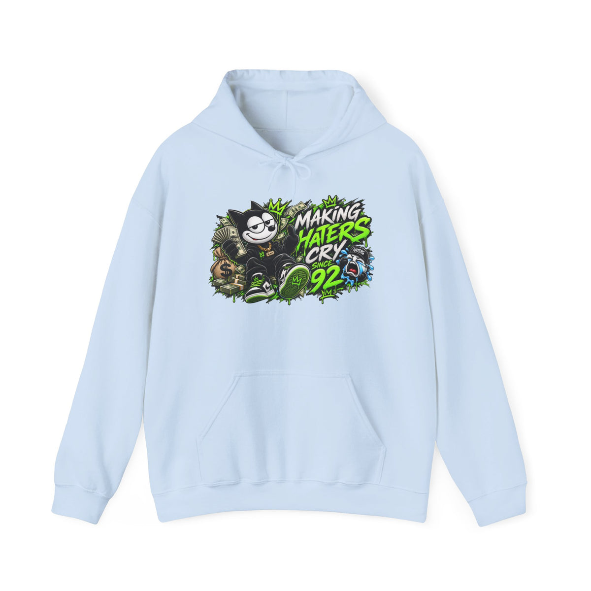 Making Haters Cry 92 Hoodie – Retro Cartoon Gaming Streetwear