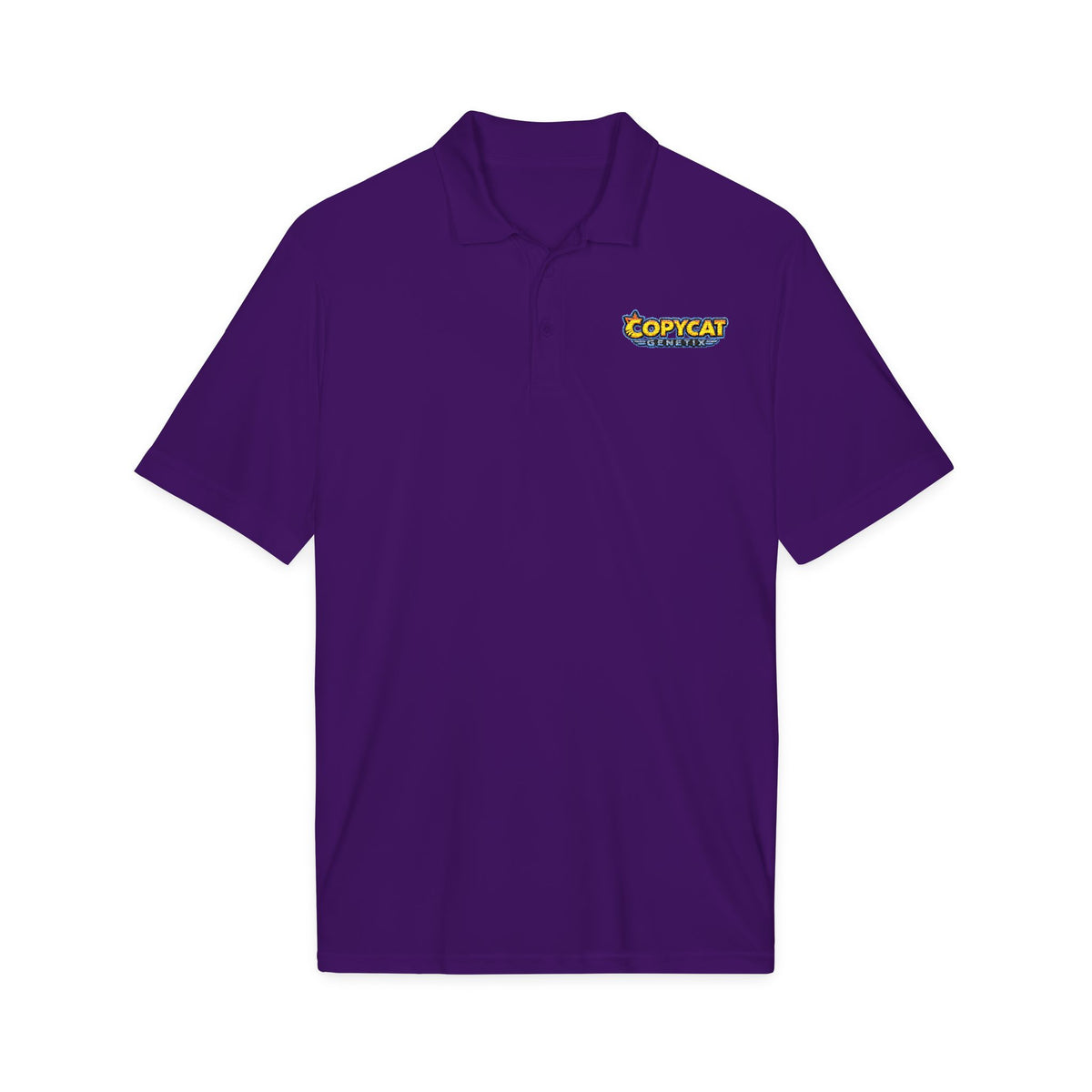 Embroidered 'COPYCAT' Logo Polo Shirt — Performance Sport Polo